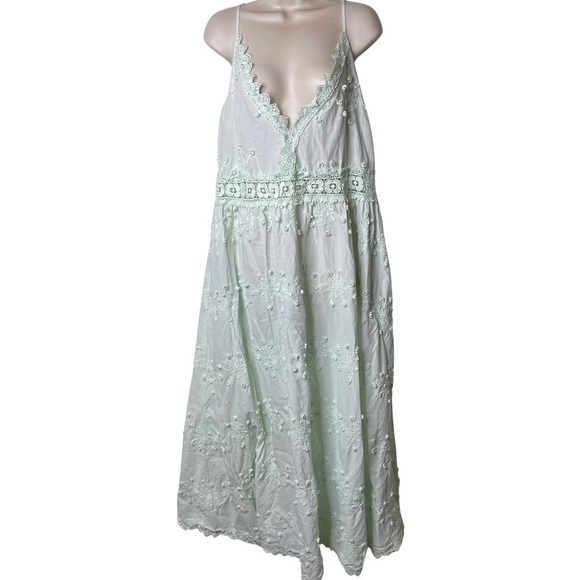BY MALINA Mint Green Issa maxi dress sz M - Picture 1 of 12